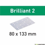 Festool Brilliant 80x133mm S.Zip P400   100ks